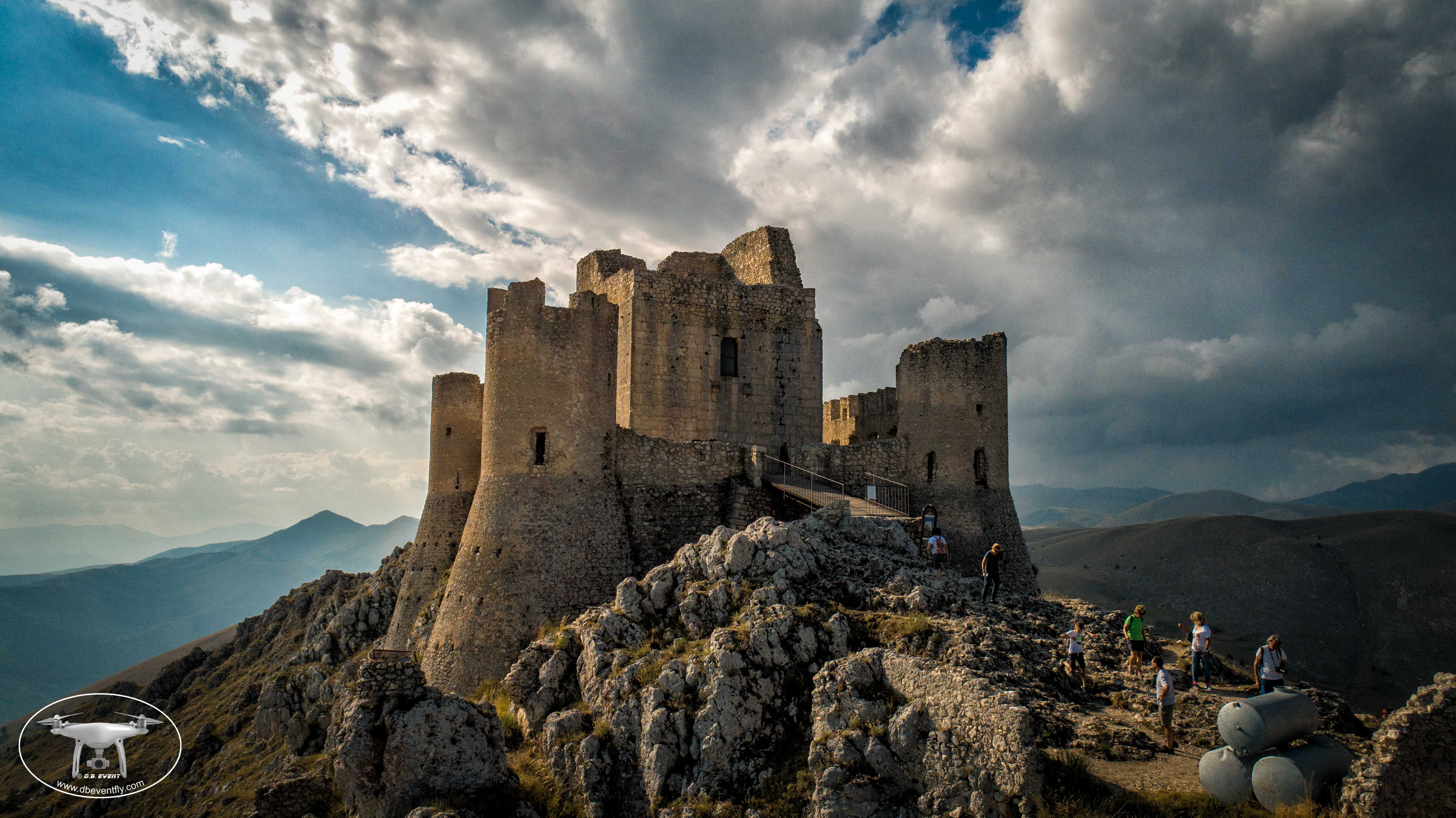 Ch teau De Rocca Calascio les Abruzzes Italie R alisations En Drone